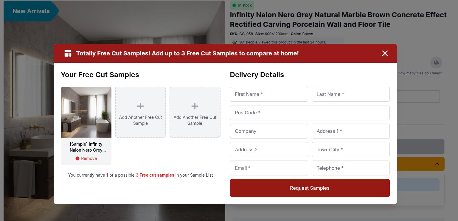 OrderSample Product 